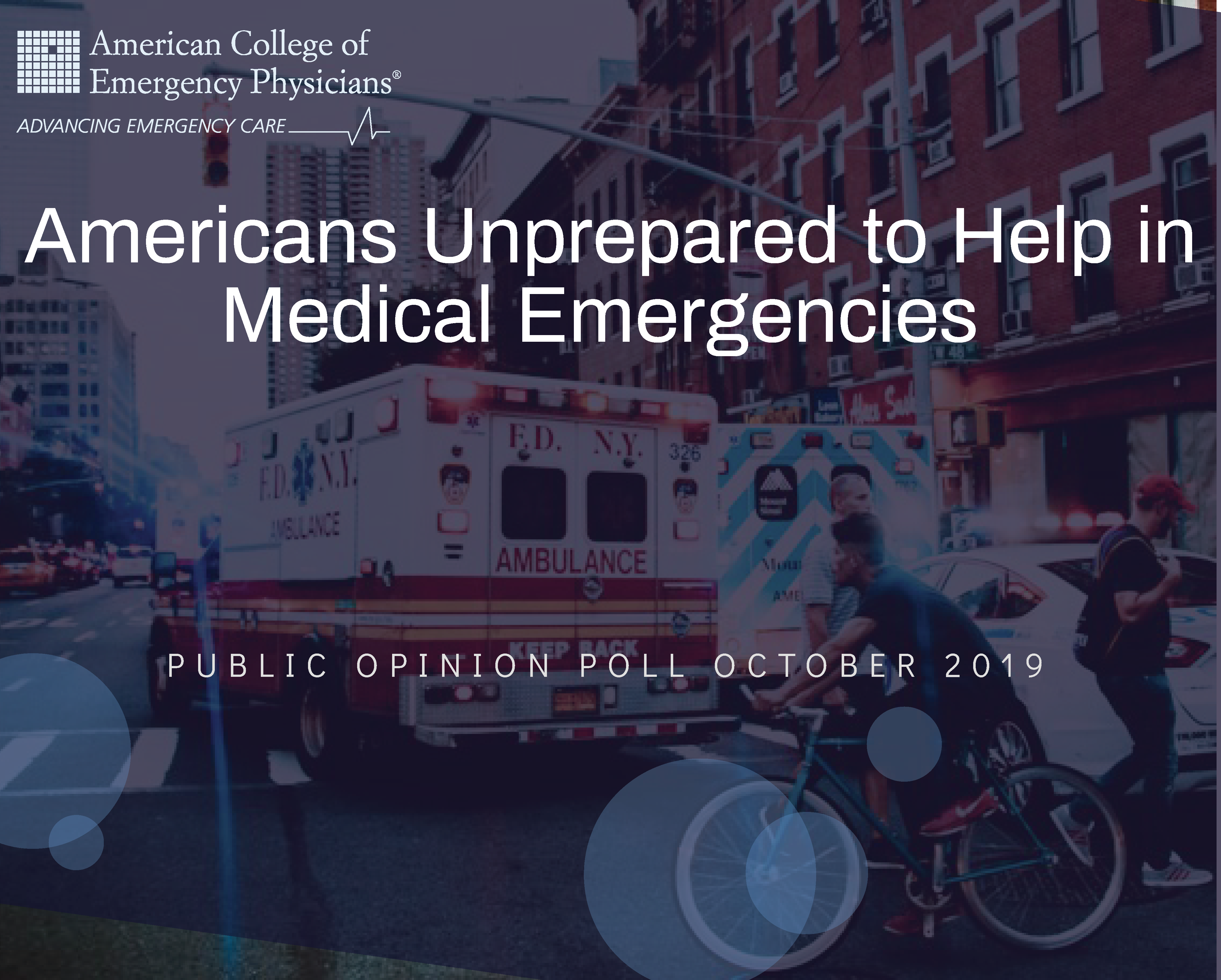 poll: majority of americans unprepared to help in a medical